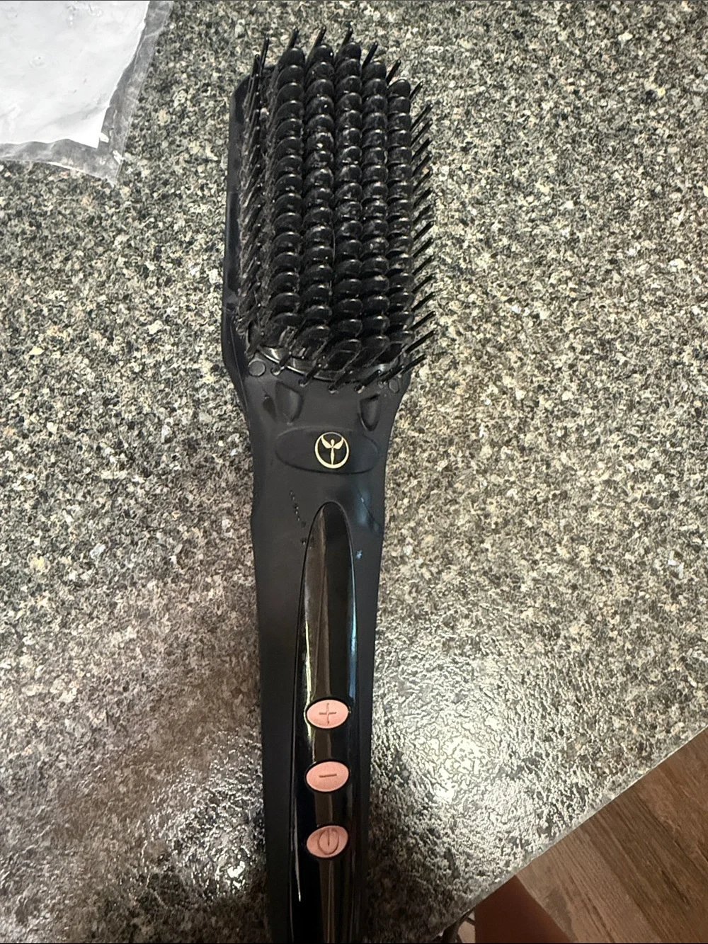 L'ANGE Black Ceramic Flat Iron Hair Straightener